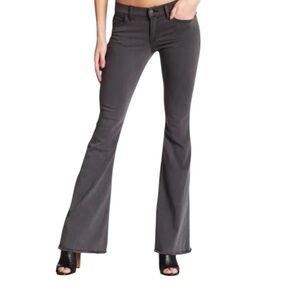 Pistola Low Rise Flare Jeans Gray Frayed Hem 29 - 30x32
HH